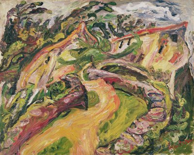 Landschap, 1919 door Chaim Soutine